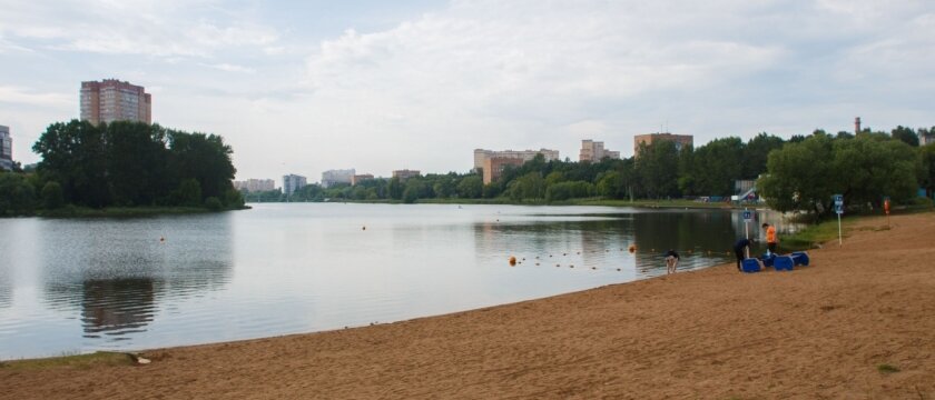 Обустроенный пляж, Московская область