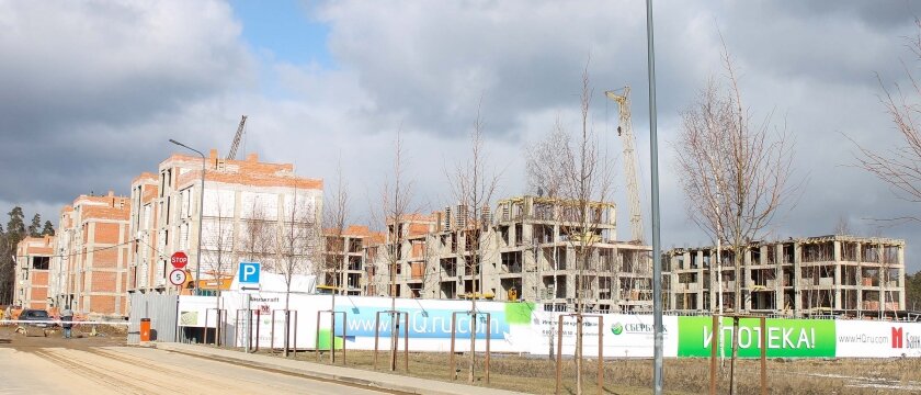 Строительство жилого комплекса, Ивантеевка, Московская область 