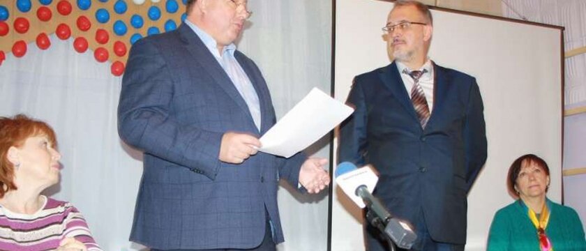 Сергей Гриднев (слева) и Георгий Травин (справа). Назначение нового главврача ивантеевской больницы