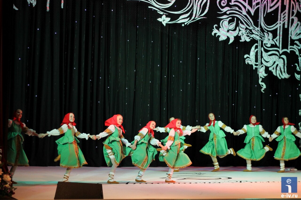 Участники концерта, детский хореографический коллектив Ивантеевки