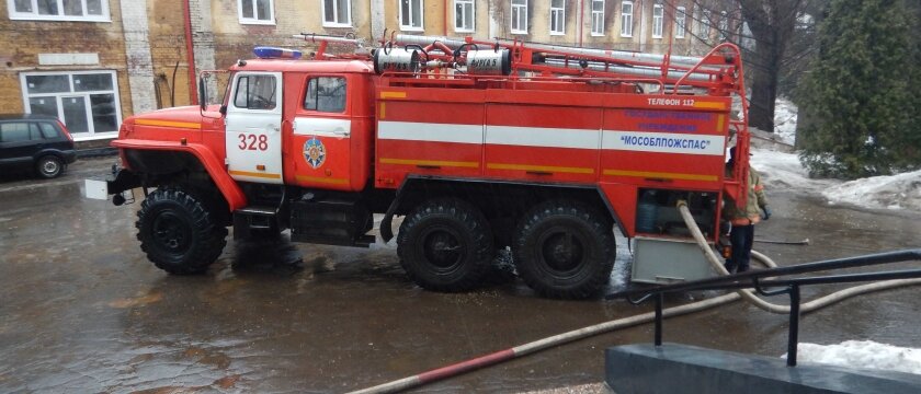 Пожарная машина, "Мособлпожспас", телефон 112, Московская область 