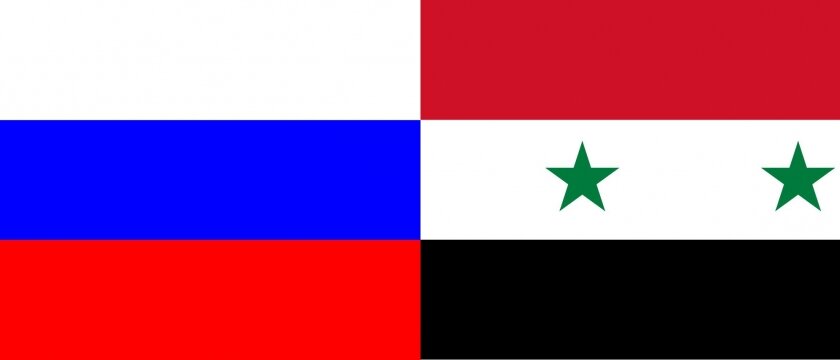 Флаг России, флаг Сирии. Ивантеевка Московской области поставляет в Сирию мельничное оборудование