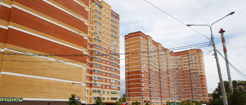 Справа на фото дом №4 на улице Новосёлки, Ивантеевка, Московская область