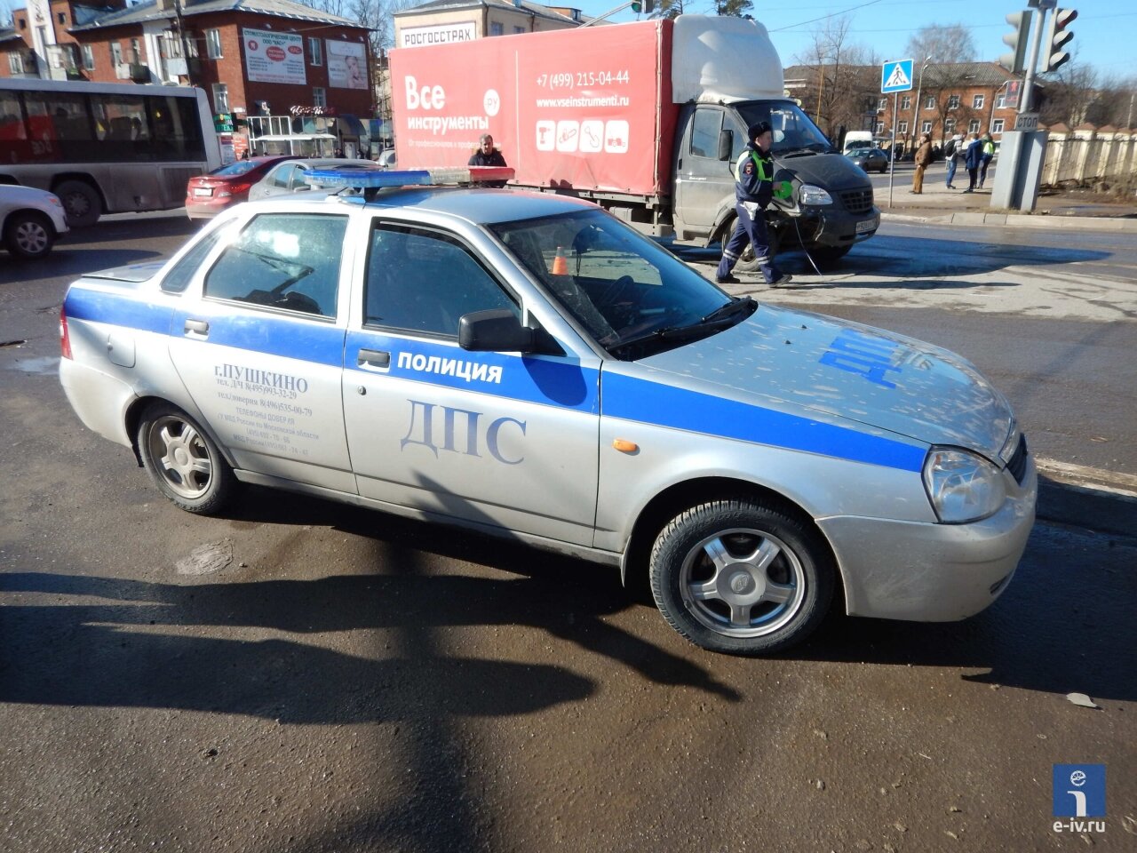 Машина ДПС, полиция, Ивантеевка, Московская область